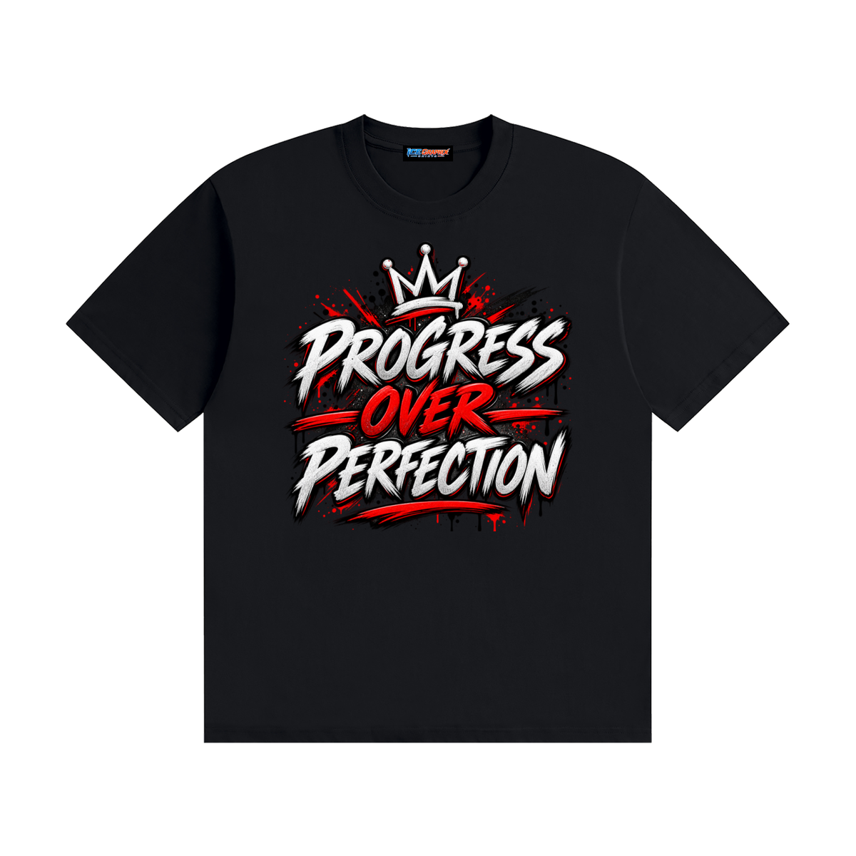 Progress Over Perfection Seamless Cotton T-Shirt