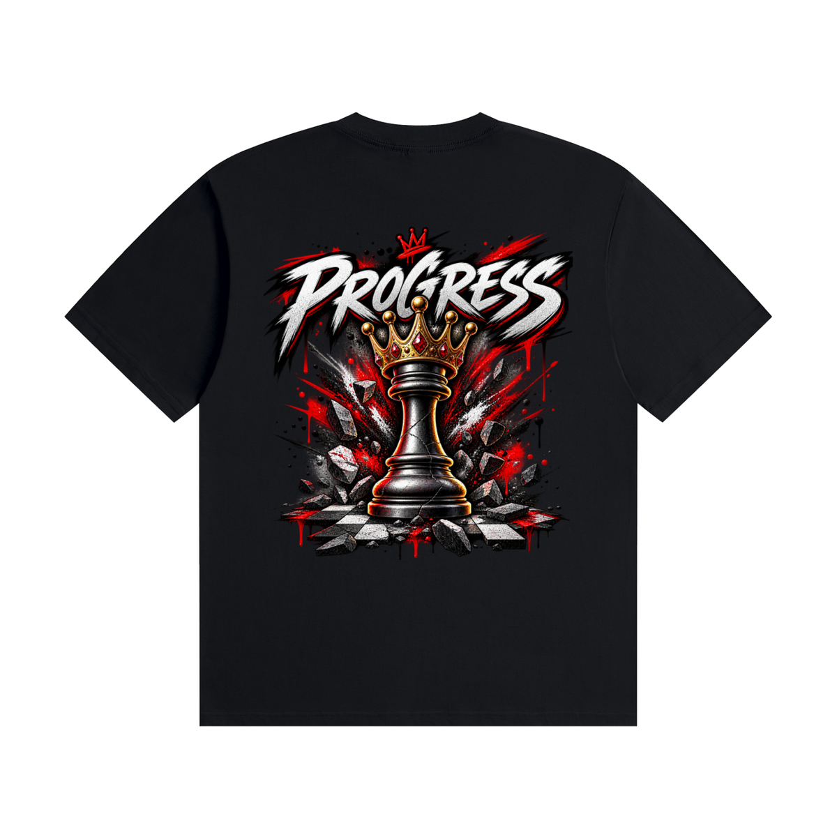 Progress Over Perfection Seamless Cotton T-Shirt