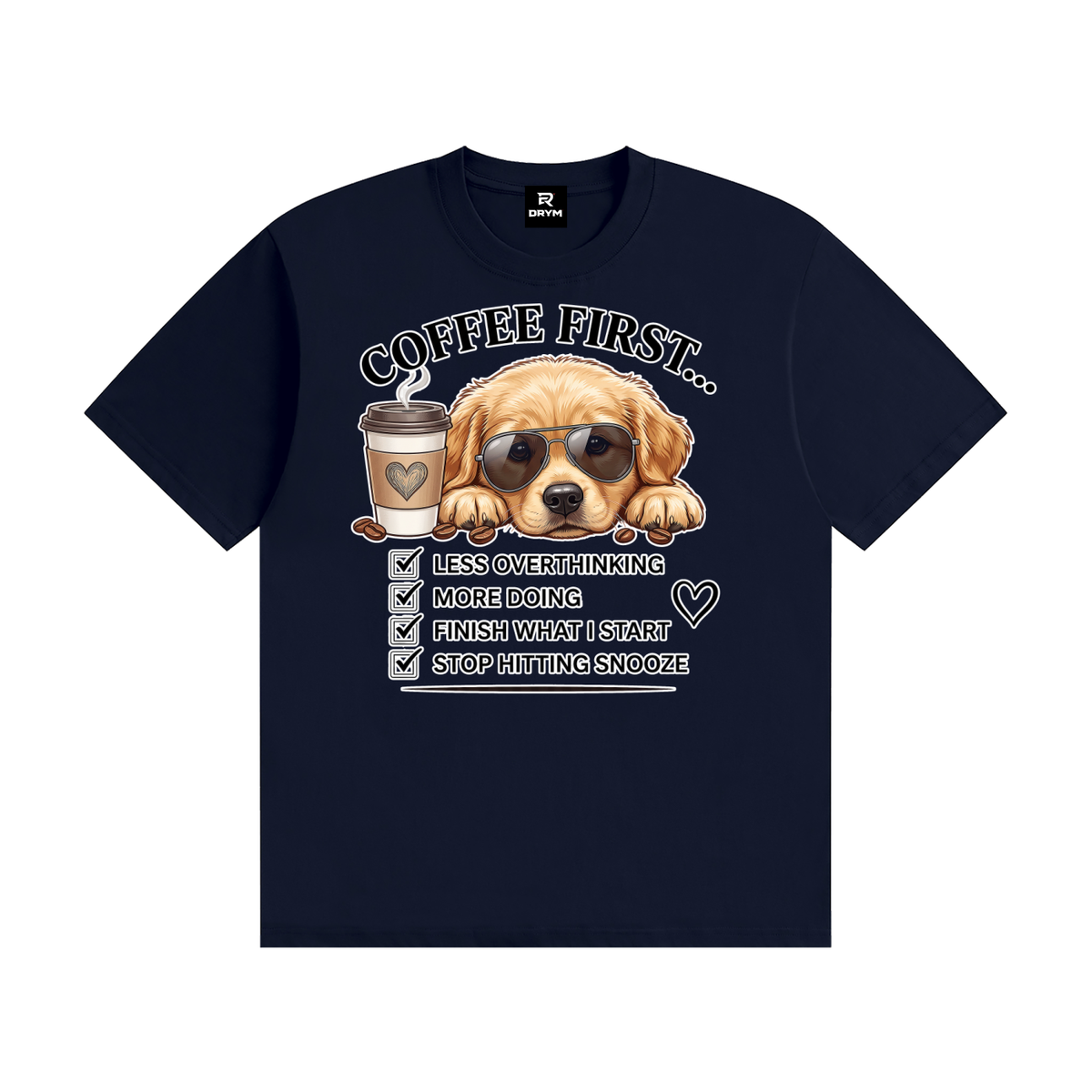 Coffee First Cotton T-Shirt
