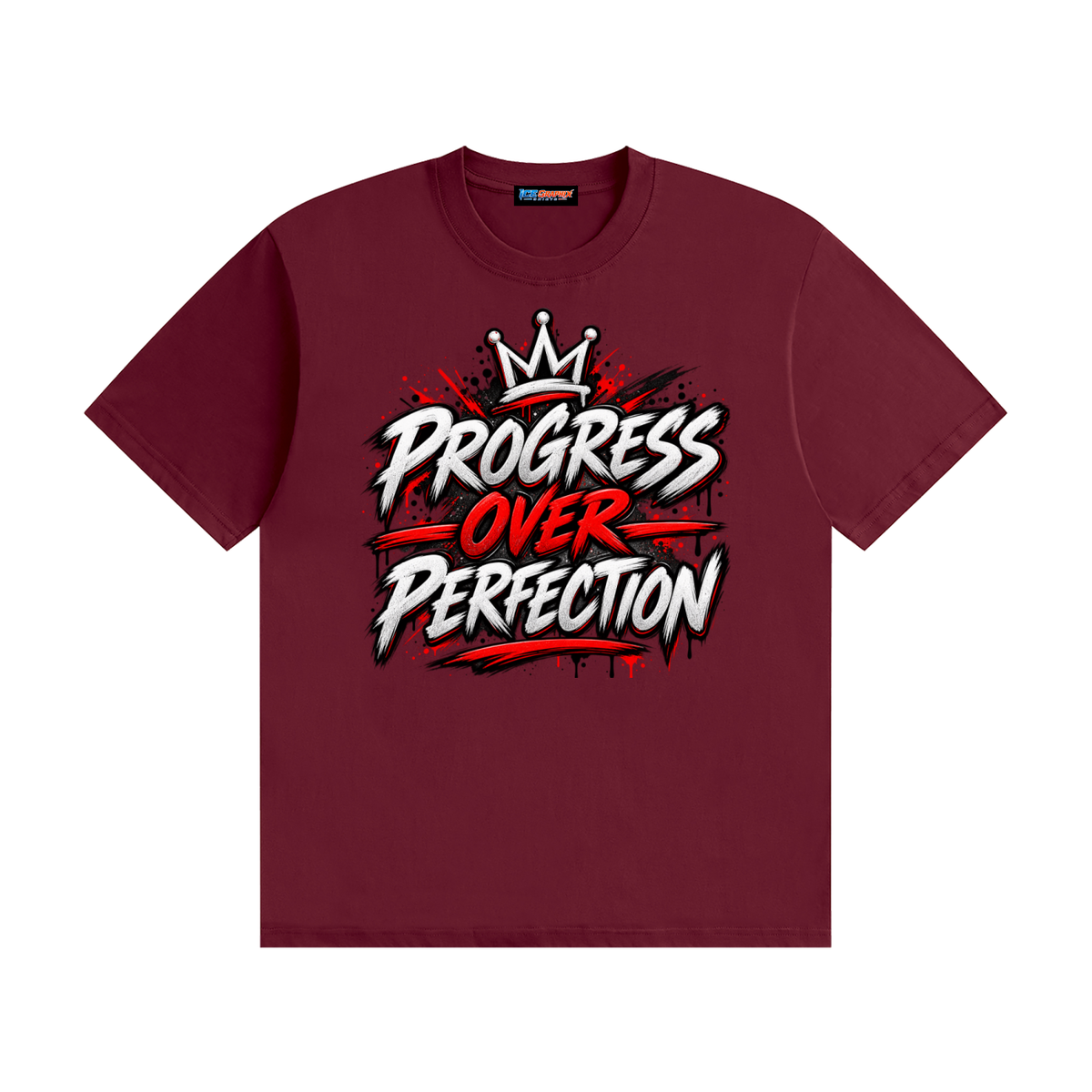 Progress Over Perfection Seamless Cotton T-Shirt