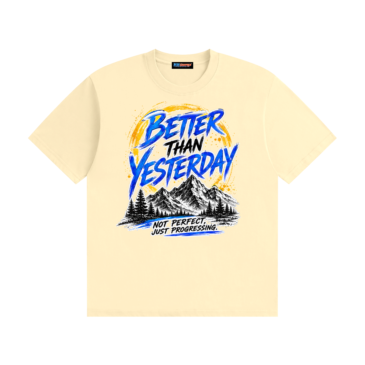 Better Than Yesterday Seamless Cotton T-Shirt
