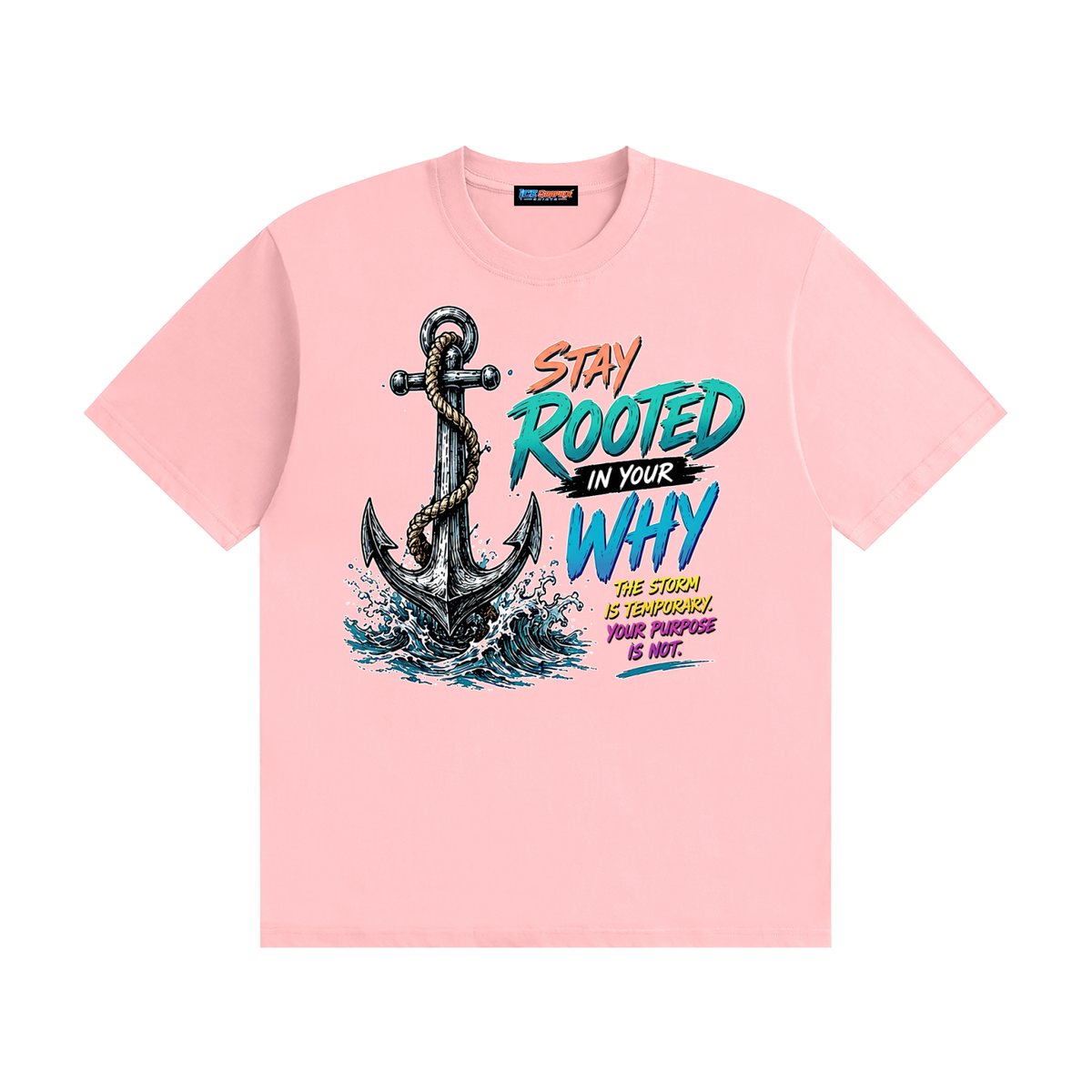 Stay Rooted Seamless Cotton T-Shirt
