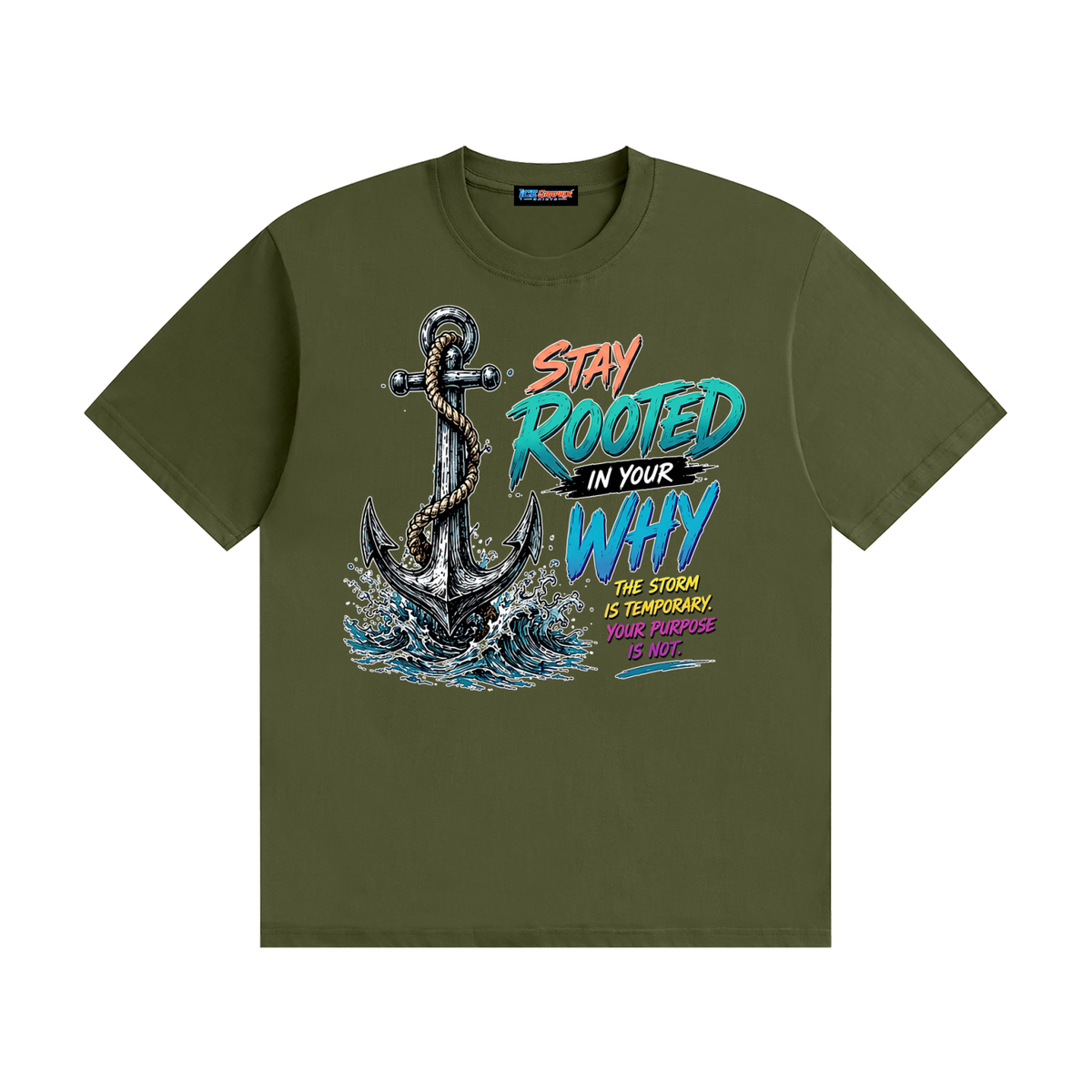 Stay Rooted Seamless Cotton T-Shirt