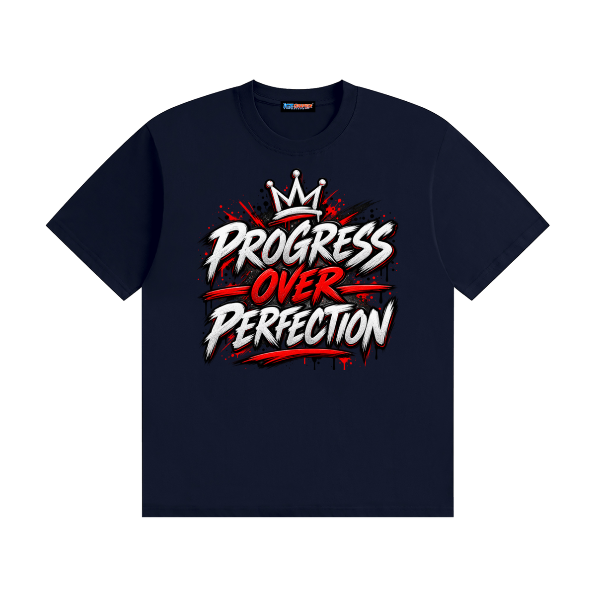 Progress Over Perfection Seamless Cotton T-Shirt