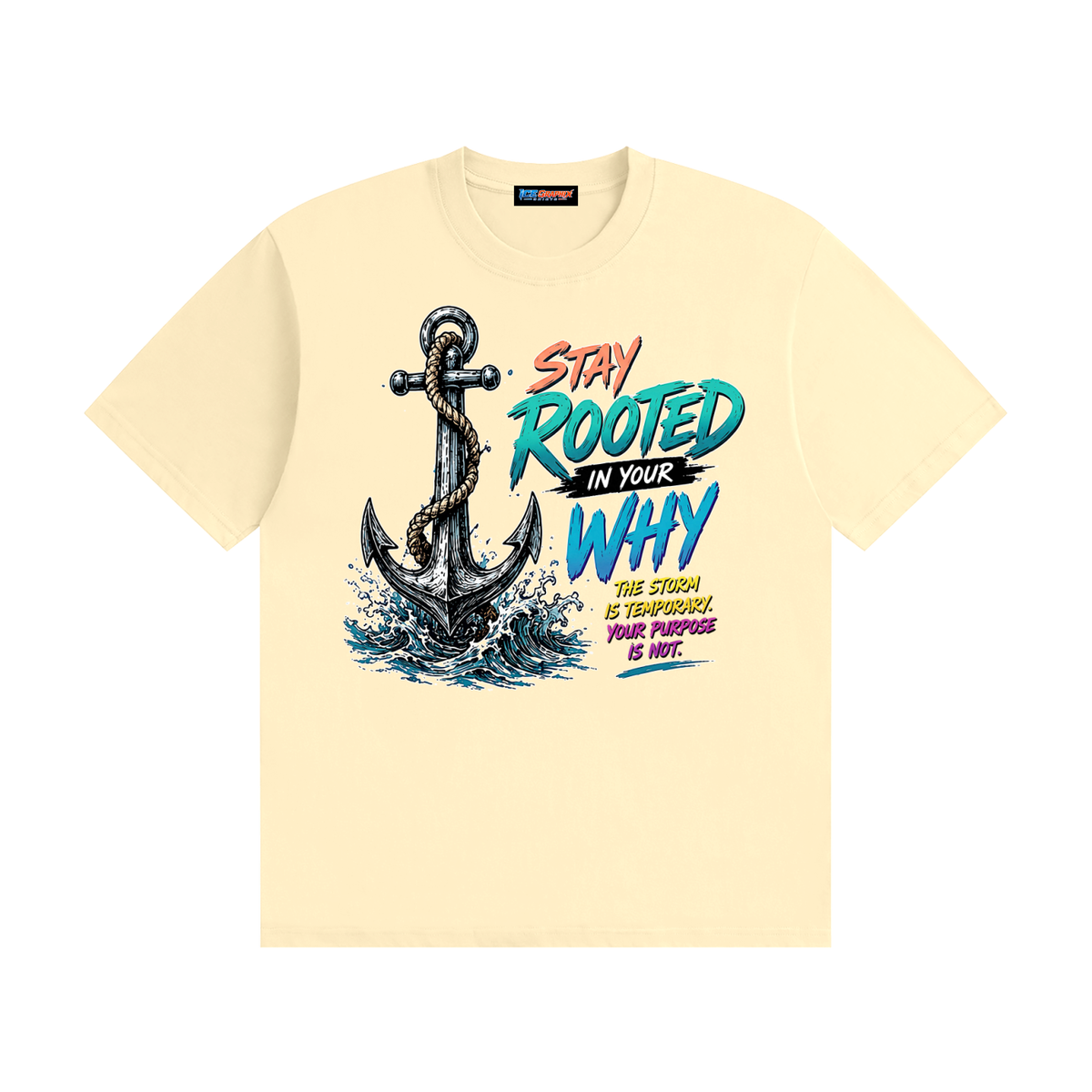 Stay Rooted Seamless Cotton T-Shirt