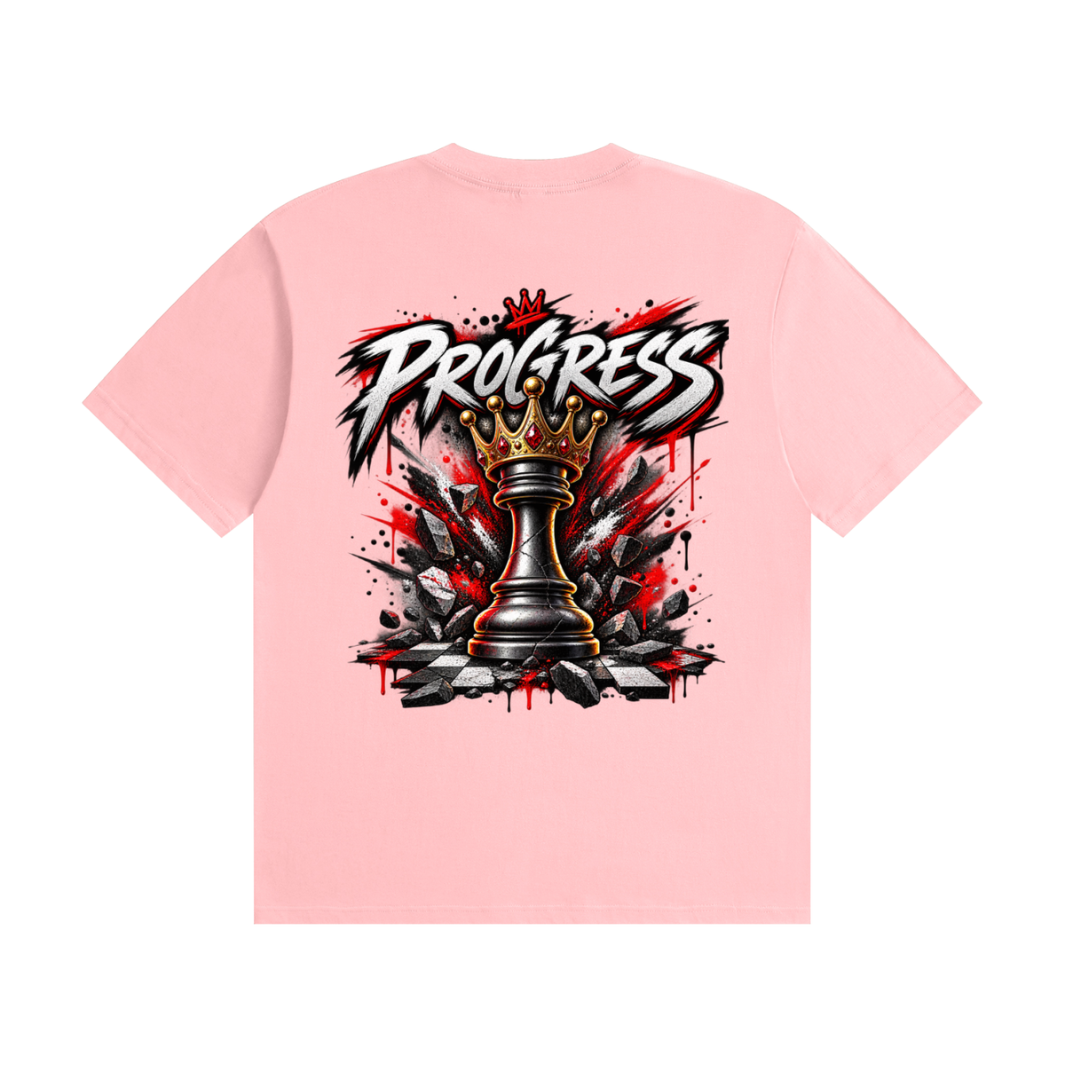 Progress Over Perfection Seamless Cotton T-Shirt