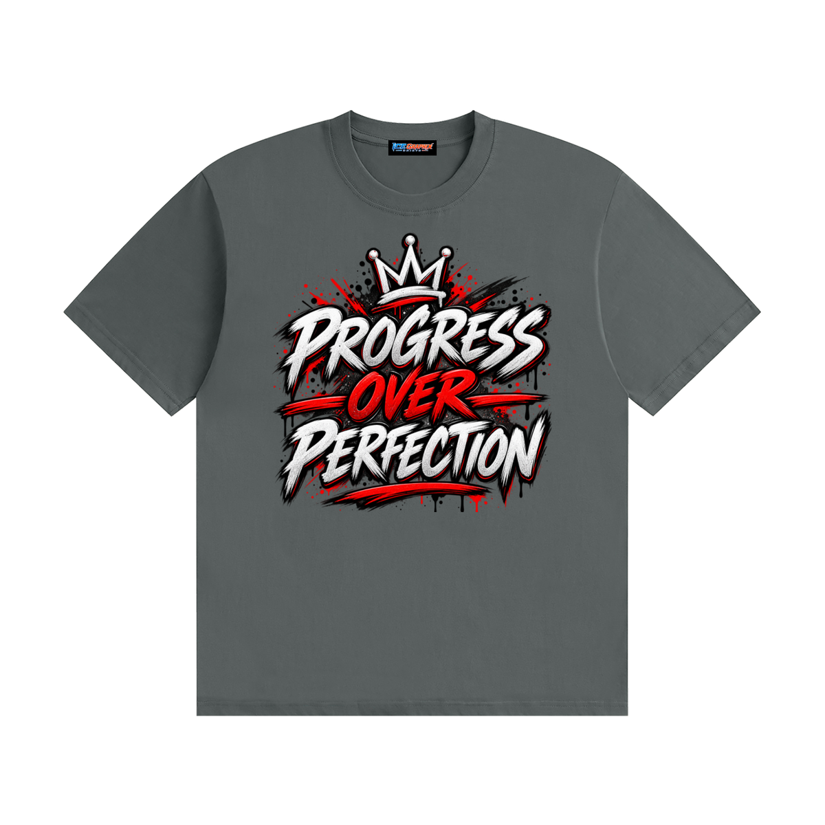 Progress Over Perfection Seamless Cotton T-Shirt