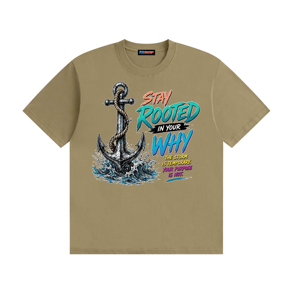 Stay Rooted Seamless Cotton T-Shirt